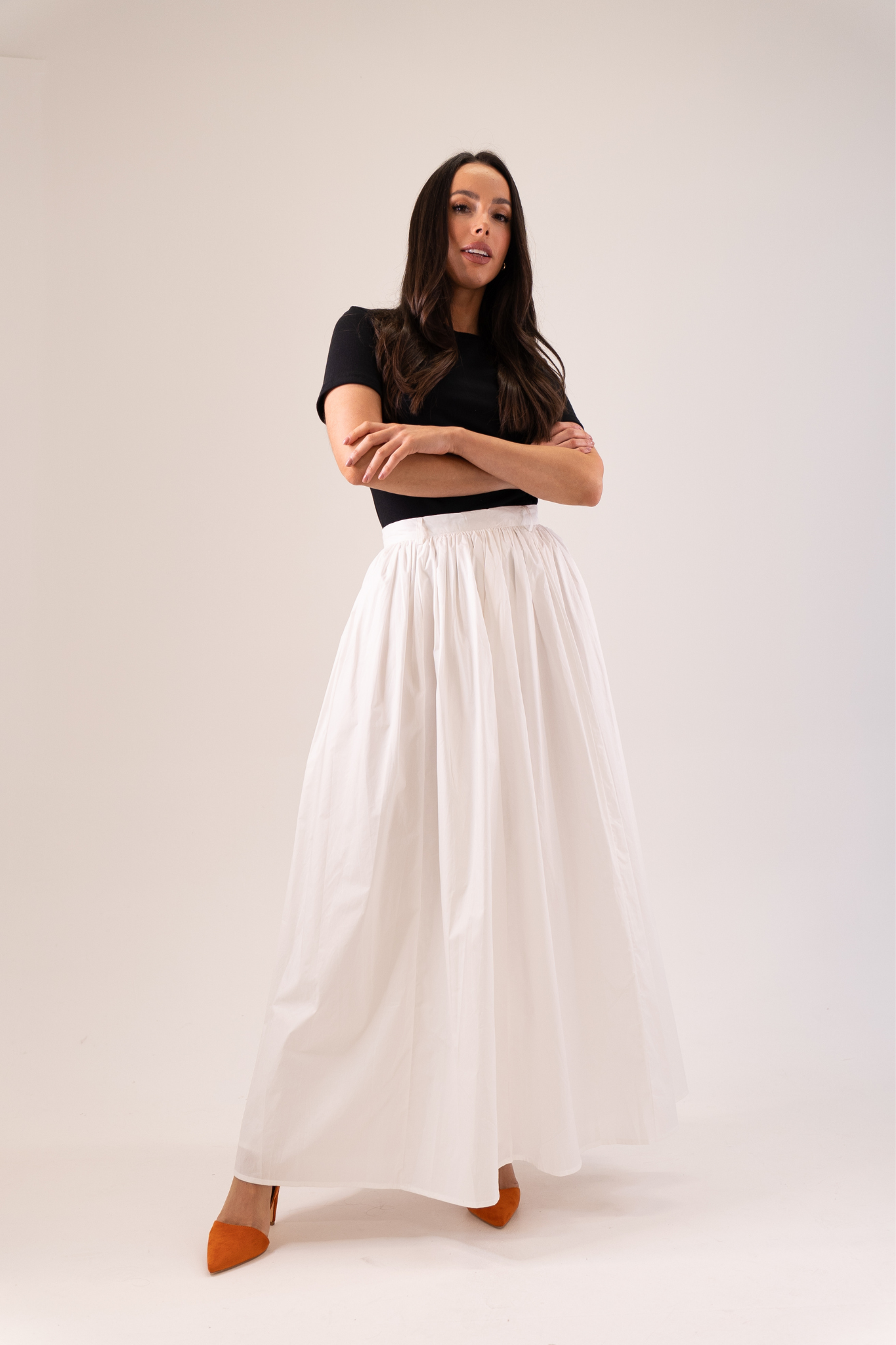 Elsa Painterly Print Maxi Skirt Set main image 1