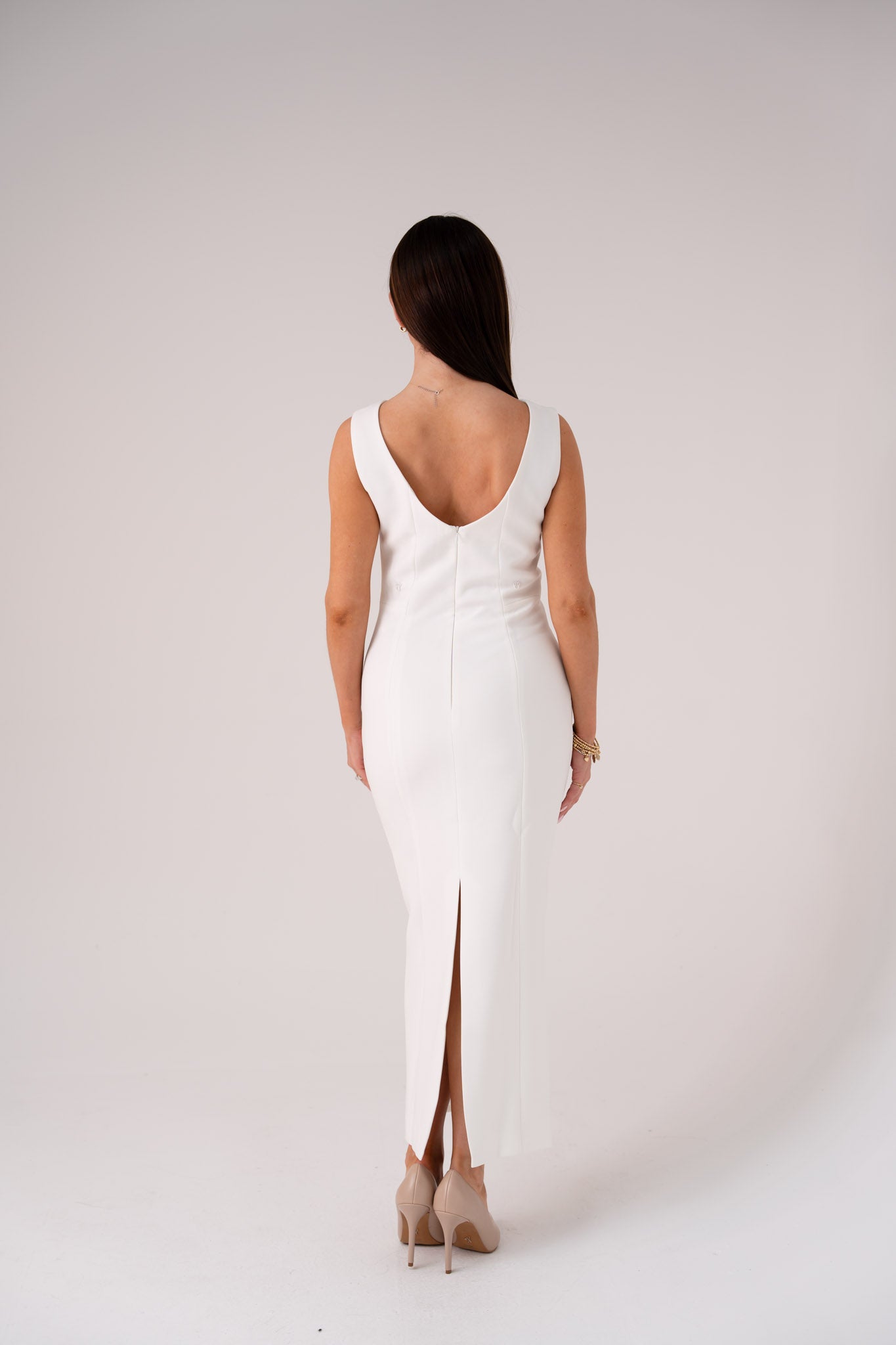 Love Laura Statement Bow Dress In White