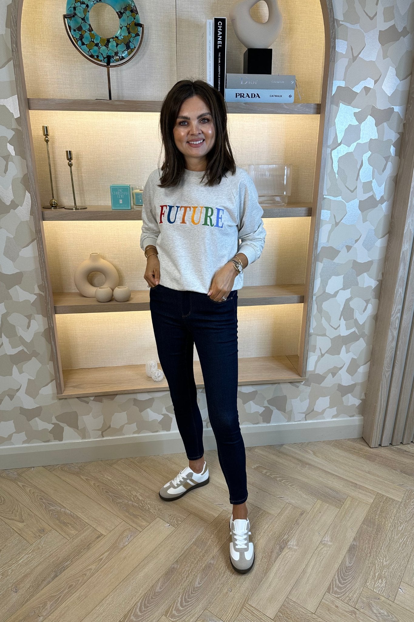 Cindy Skinny Jean In Dark Wash - The Walk in Wardrobe