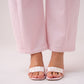 Cathy Beaded Detail Mule In Pink