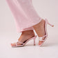 Cathy Beaded Detail Mule In Pink