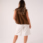 Elsa Bermuda Shorts In Ivory