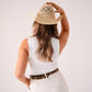 Cathy Woven Hat In Neutral