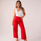 Love Laura Carrot Barrell Jeans In Red