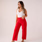 Love Laura Carrot Barrell Jeans In Red