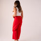 Love Laura Carrot Barrell Jeans In Red
