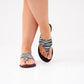 Cathy Toe Post Sandal In Zebra