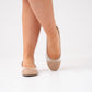 Cathy Contrast Woven Pumps In Beige Mix