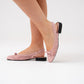 Sadie Lace Slingback Pumps In Pink