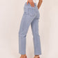 Cindy Straight Leg Jeans In Light Wash