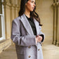 Love Laura Coat In Grey Marl
