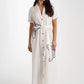 Grace Embroidered Shirt Dress In White