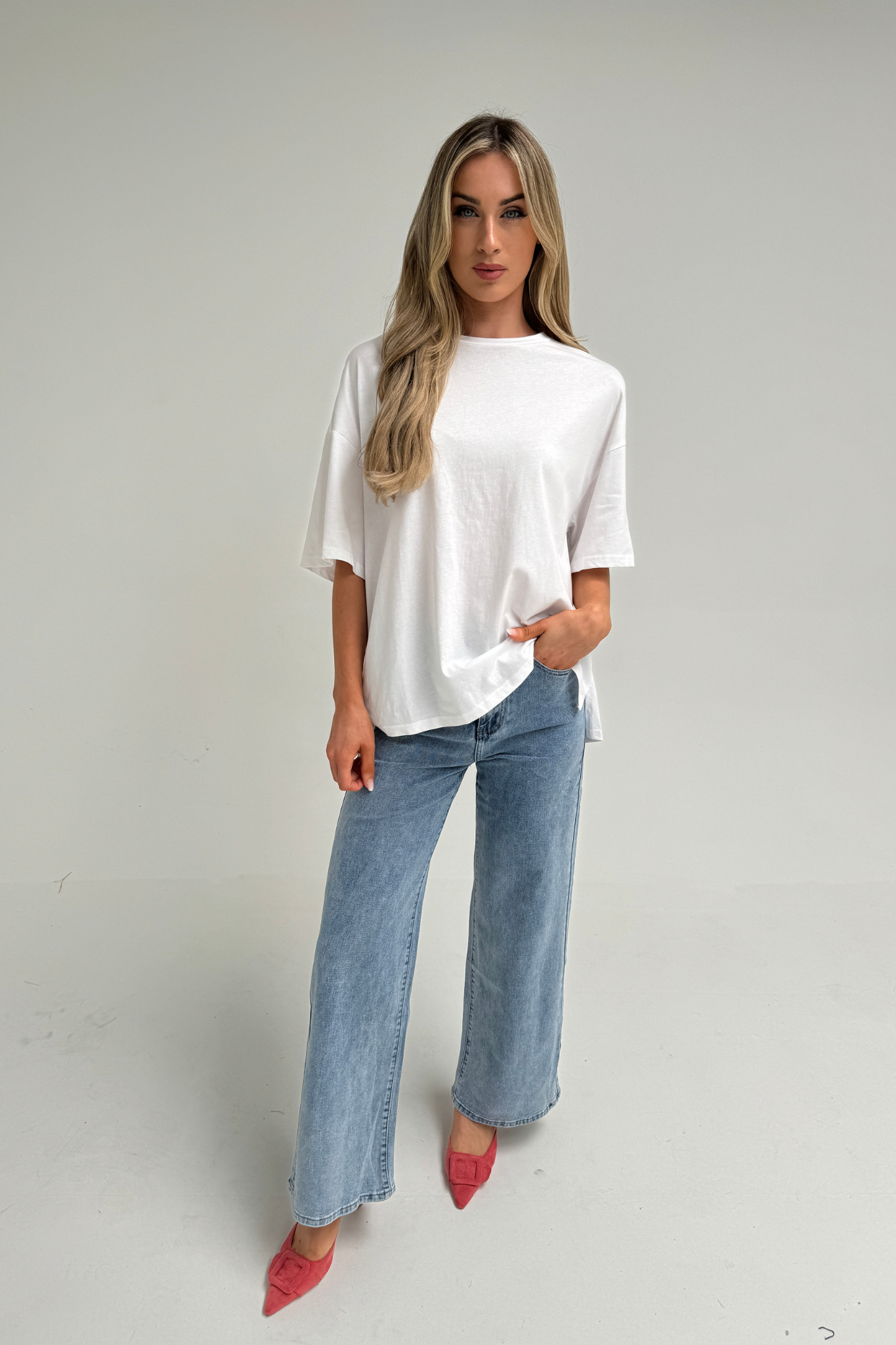 Jane Oversized T-Shirt In White