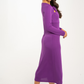 Celine A-Line Dress In Purple