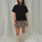 Indie Puffball Skirt In Leopard Print