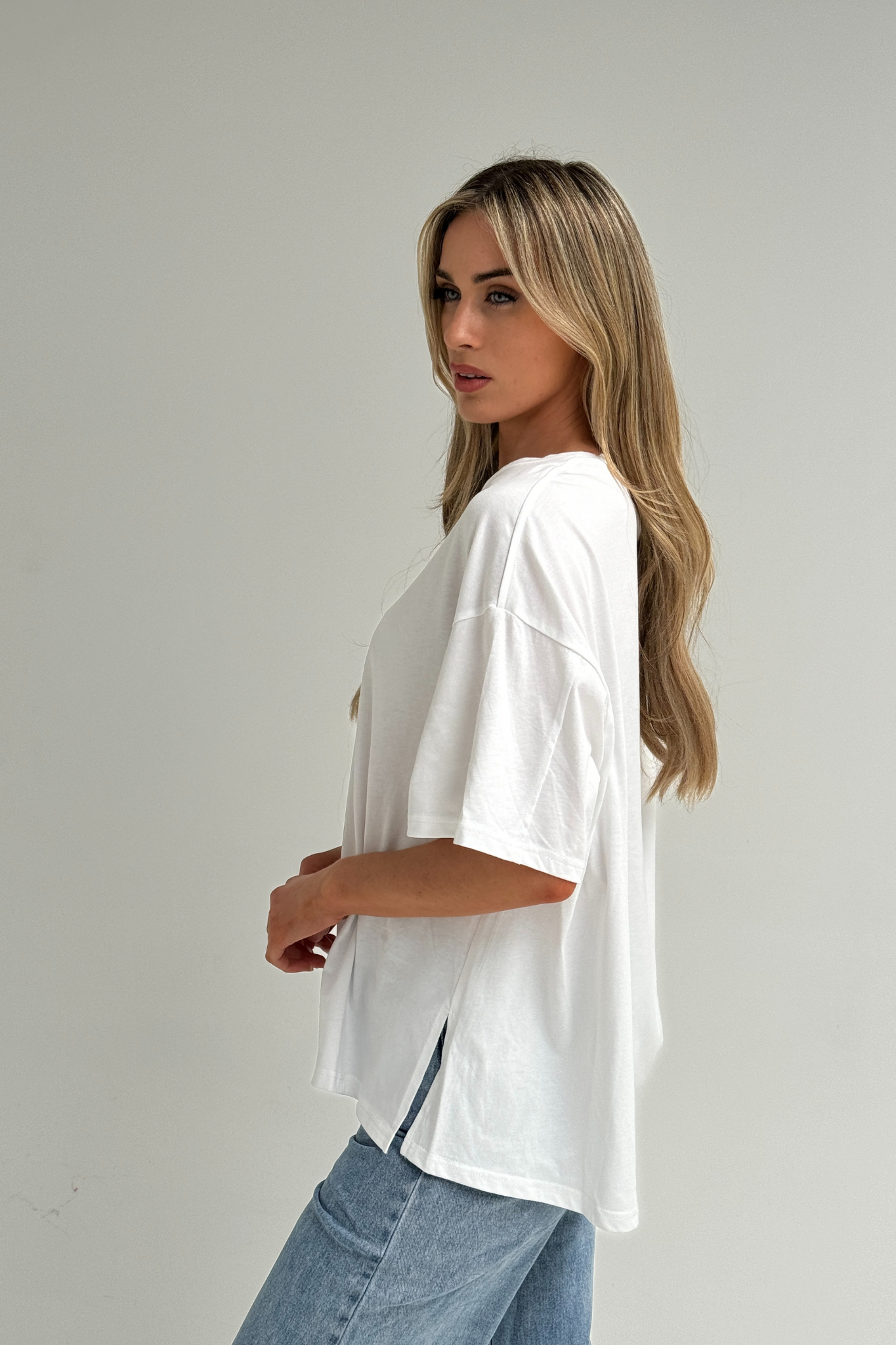 Jane Oversized T-Shirt In White