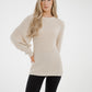 Jasmine Open Sleeve Jumper In Cream