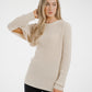 Jasmine Open Sleeve Jumper In Cream