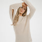 Jasmine Open Sleeve Jumper In Cream