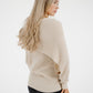 Jasmine Open Sleeve Jumper In Cream