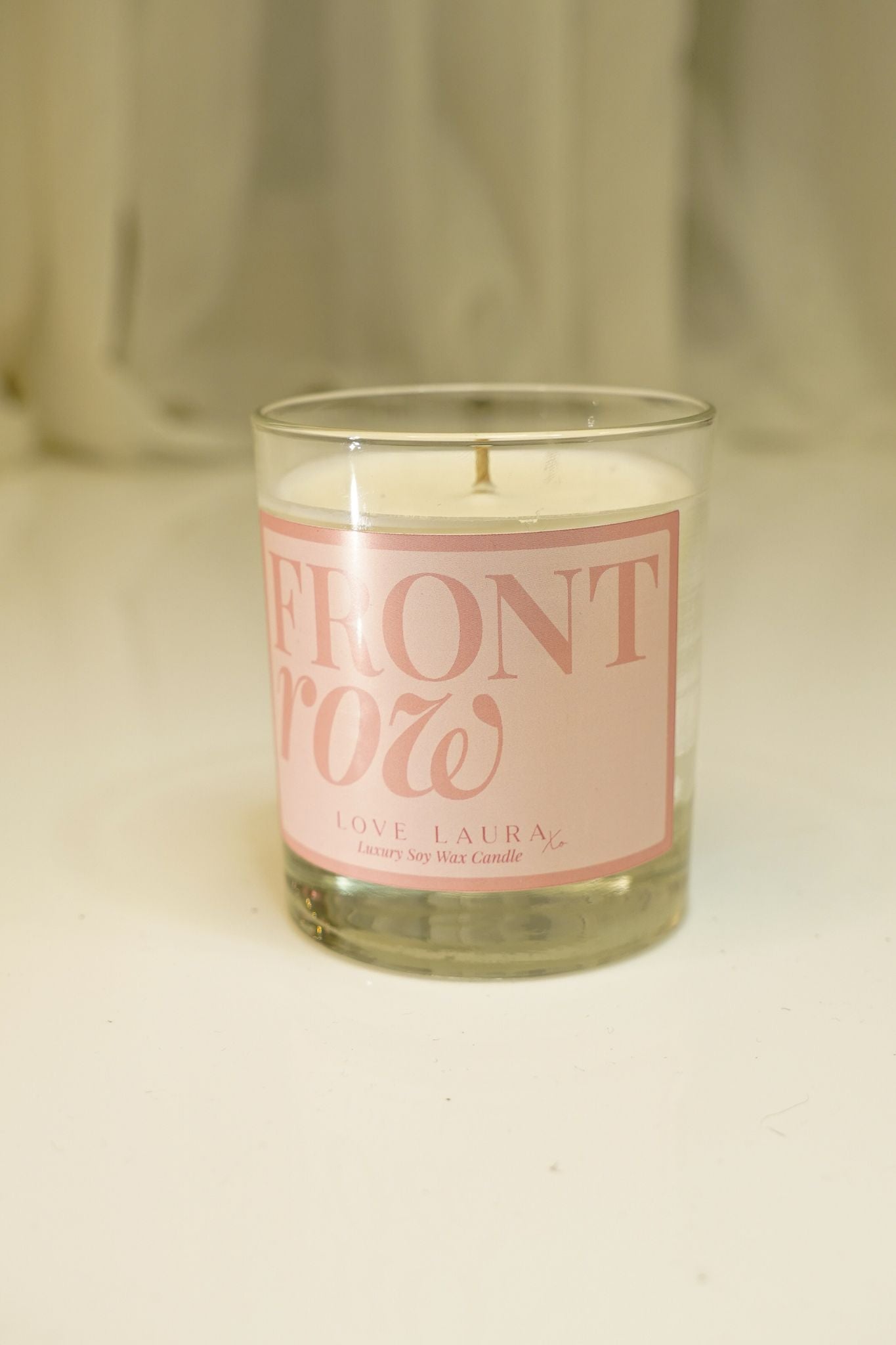 Front Row With Love Laura Candle Jar