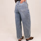 Freya Slouch Balloon Jeans In Light Wash