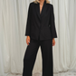 Eva Belted Blazer In Black