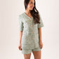 Jasmine Tweed Shorts In Green