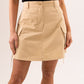 Becca Cargo Skirt In Neutral
