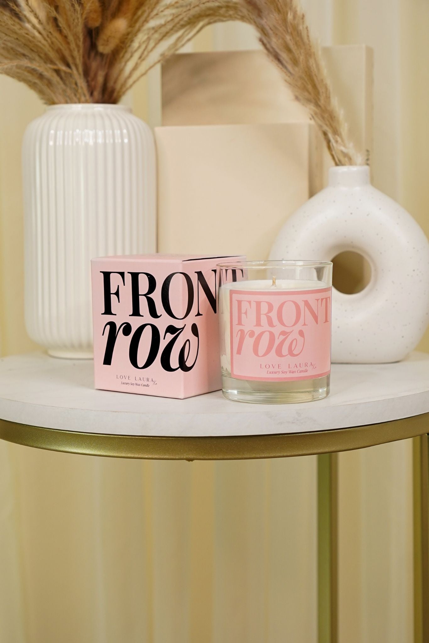 Front Row With Love Laura Candle Jar