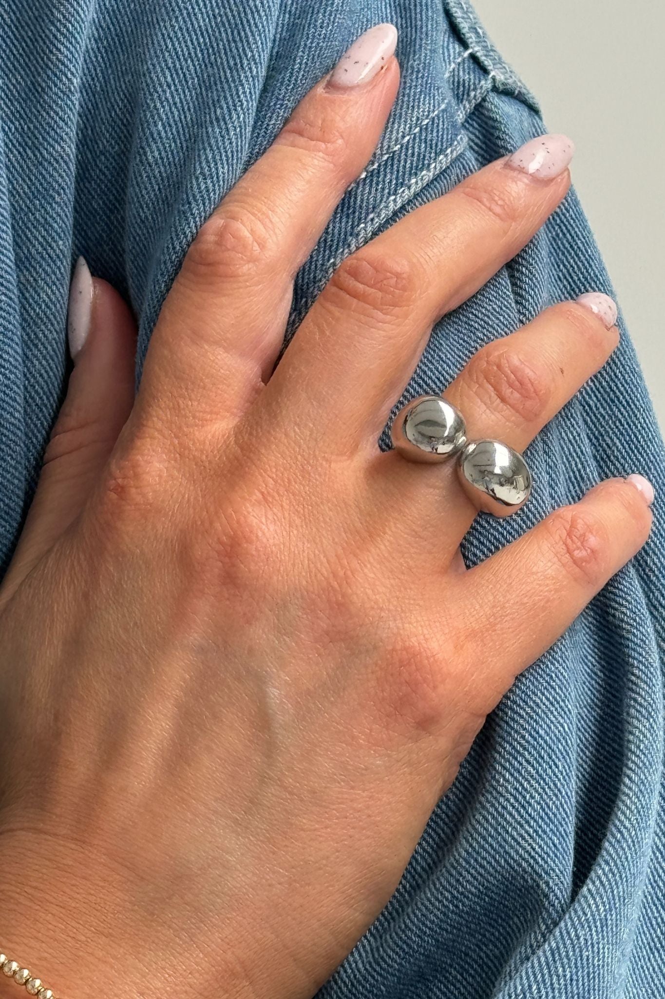 Mona Open Ring In Silver