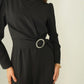 Eva Belted Jumpsuit In Black