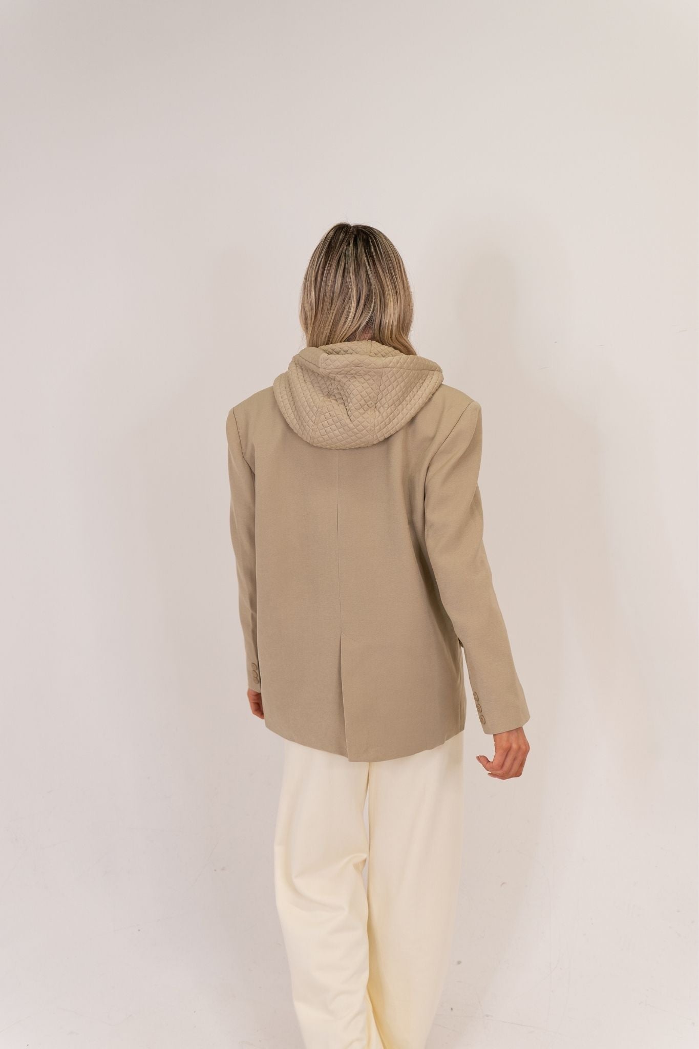 Millie Layered Blazer In Neutral