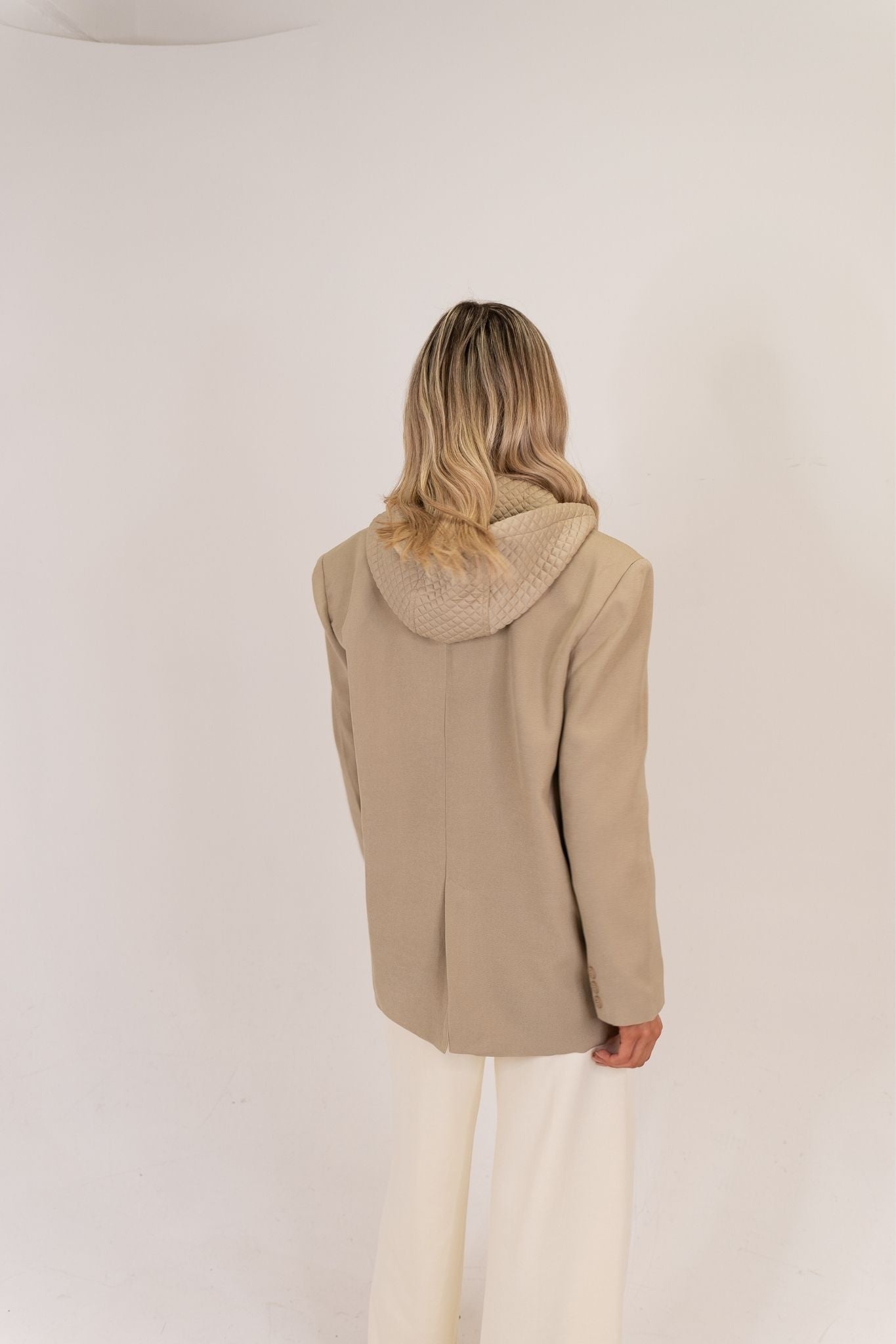 Millie Layered Blazer In Neutral