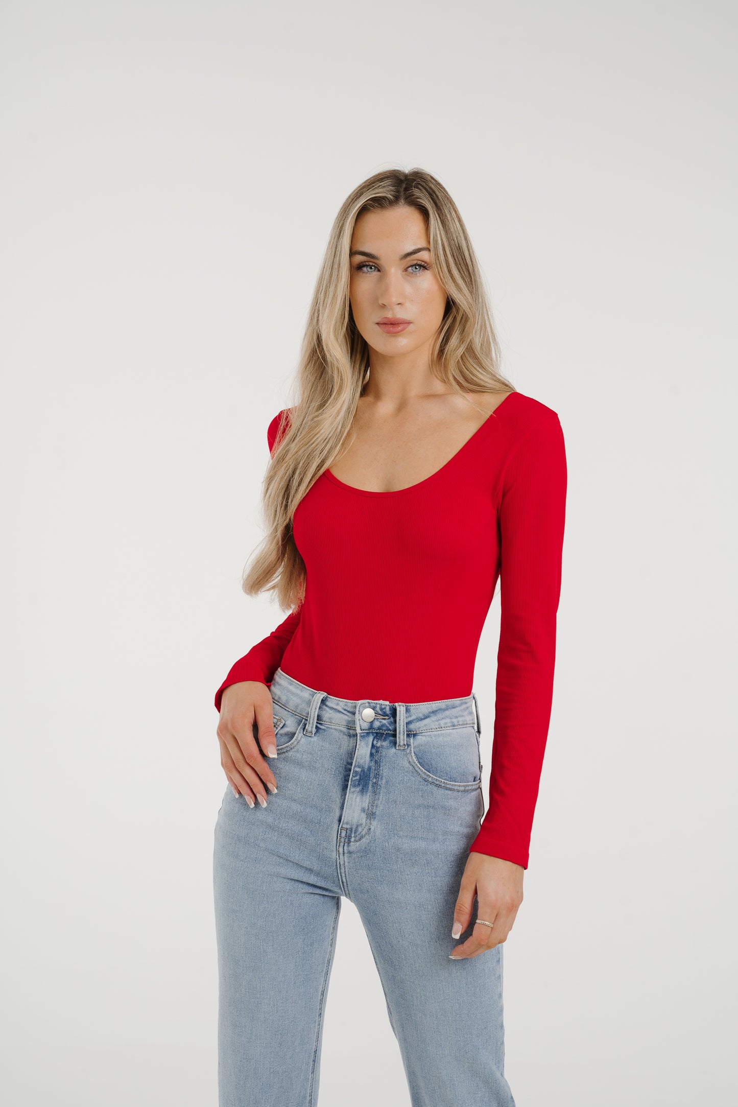 Taylor Bodysuit In Red
