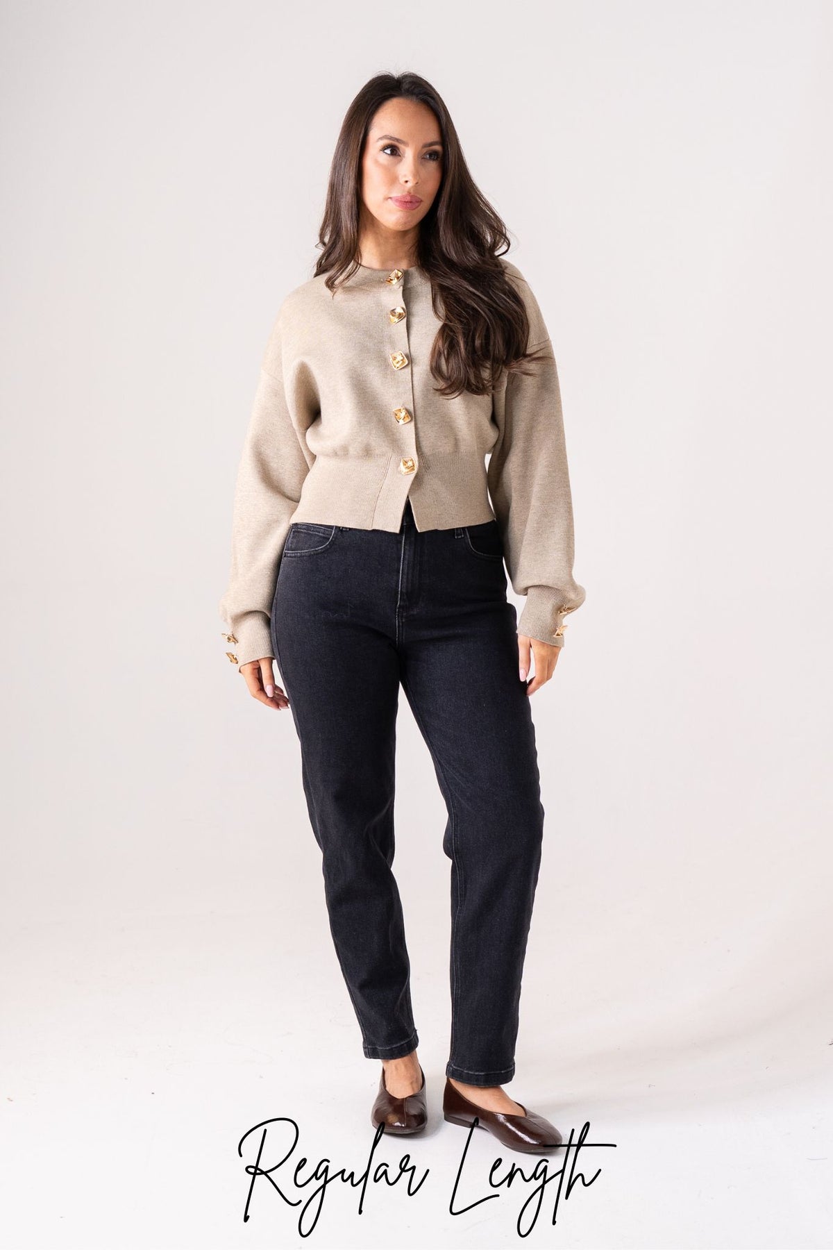 Love Laura Mom Jeans In Black Wash