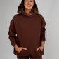 Love Laura Pullover Hoodie In Chocolate