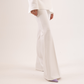 Eva Wide Leg Trouser In White