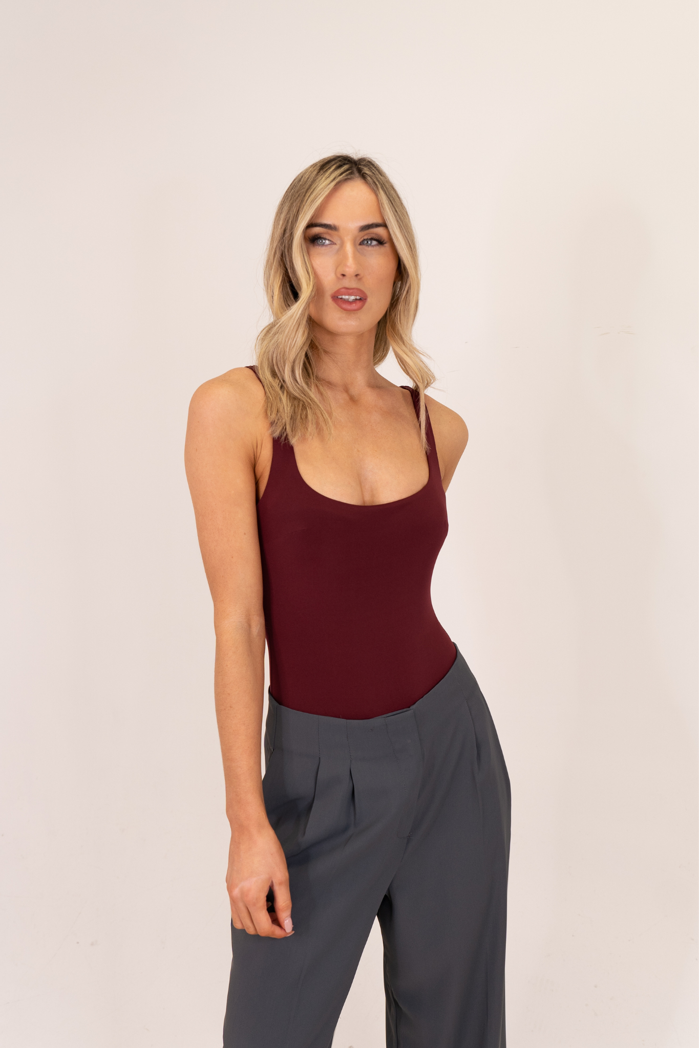 Kate Bodysuit In Bordeaux