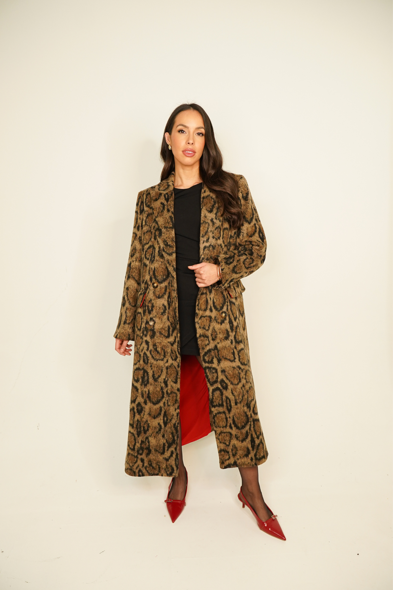 Love Laura Limited Edition Coat In Leopard