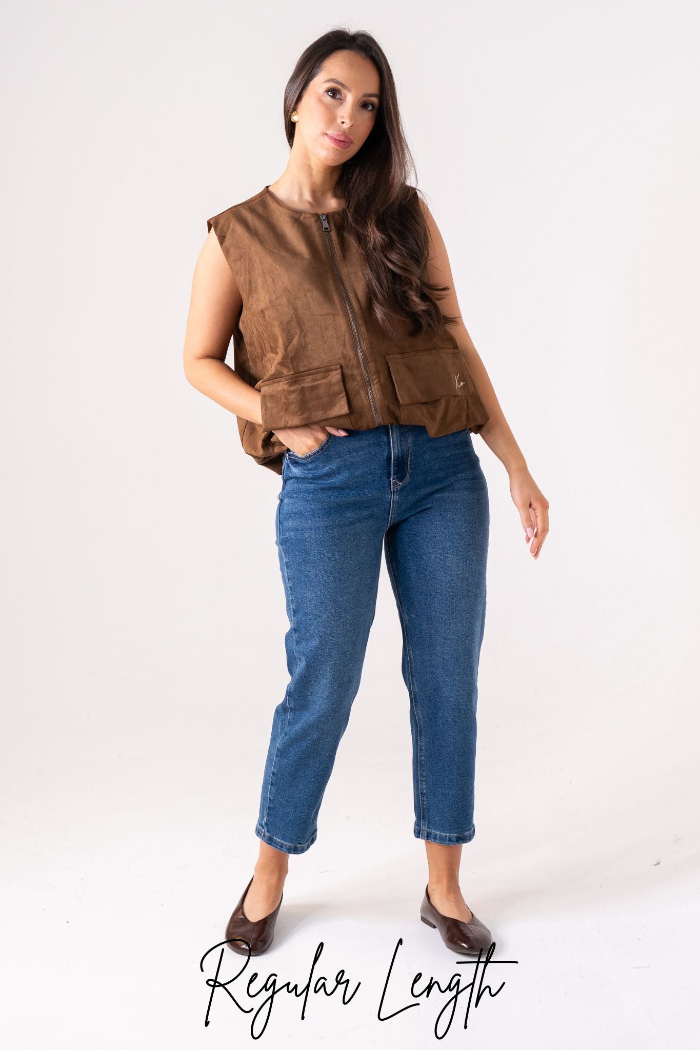 Love Laura Mom Jeans In Mid Wash