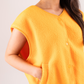 Kendra Fleece Waistcoat In Orange