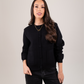 Taylor Round Neck Cardigan In Black