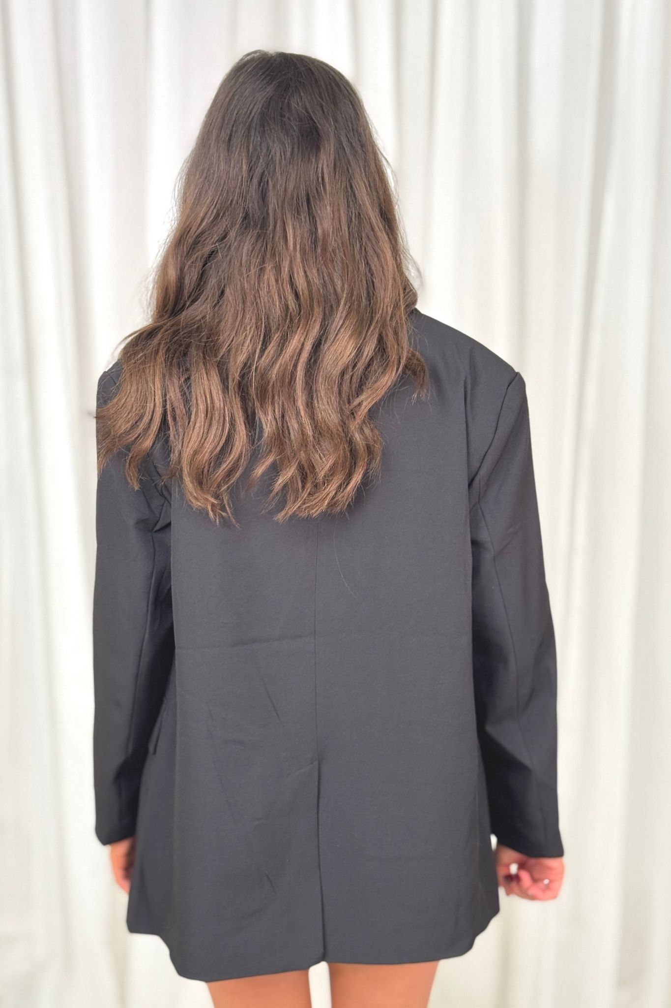 Willow Oversized Blazer In Black