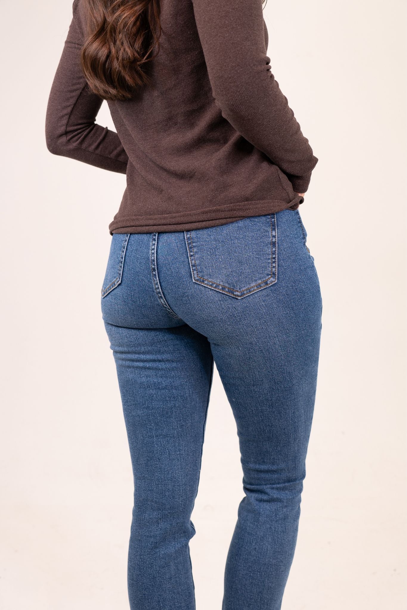 Lynne Skinny Jean In Denim Blue