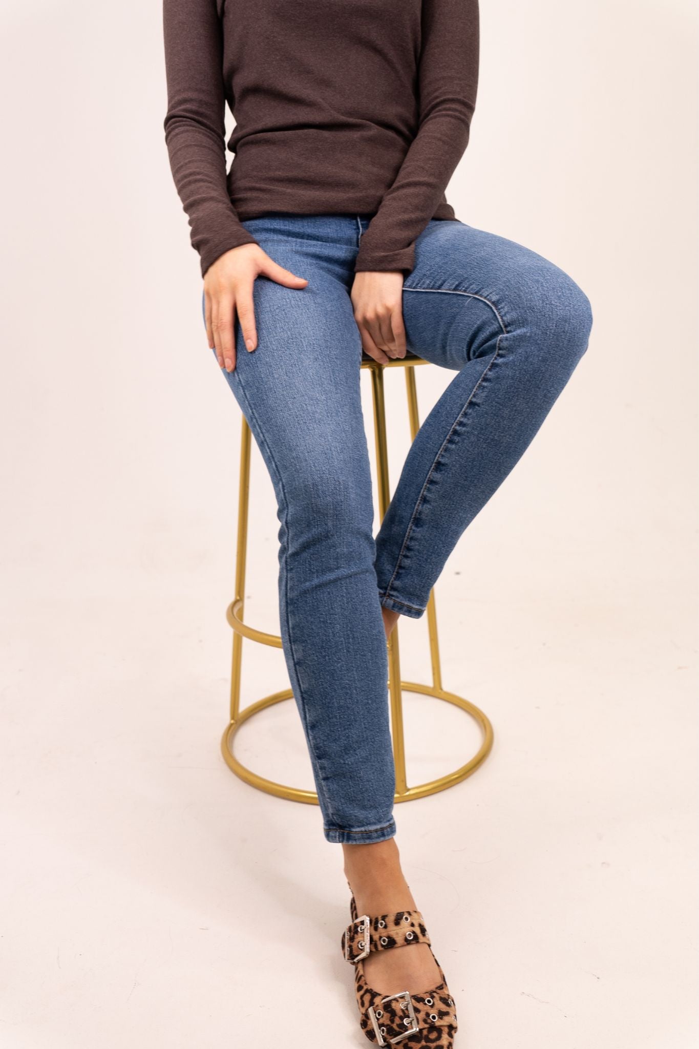 Lynne Skinny Jean In Denim Blue