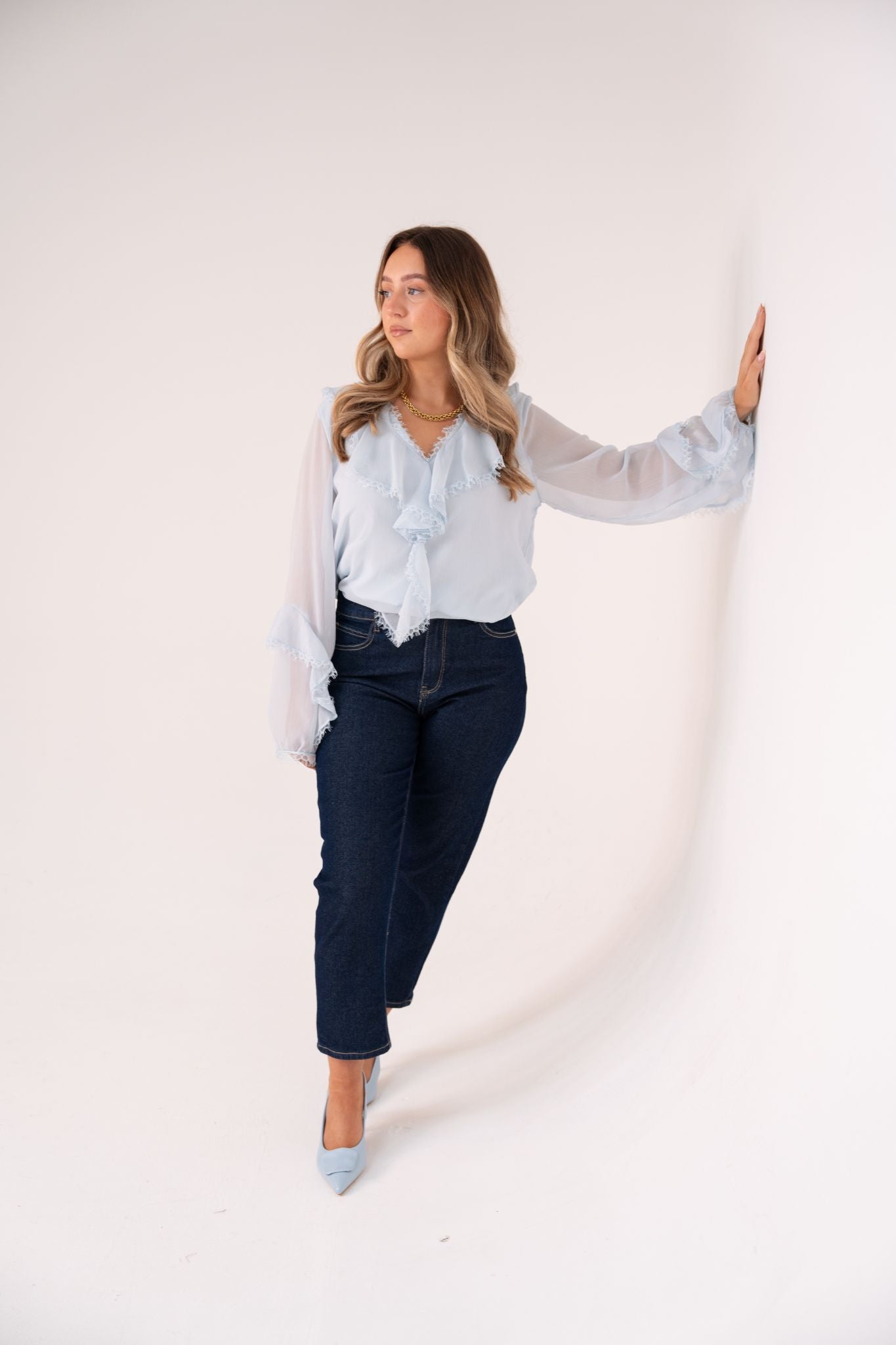 Love Laura Mom Jeans In Indigo