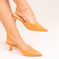 Lauren Slingback Heel In Orange