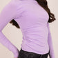 Erica Long Sleeve Top In Lilac