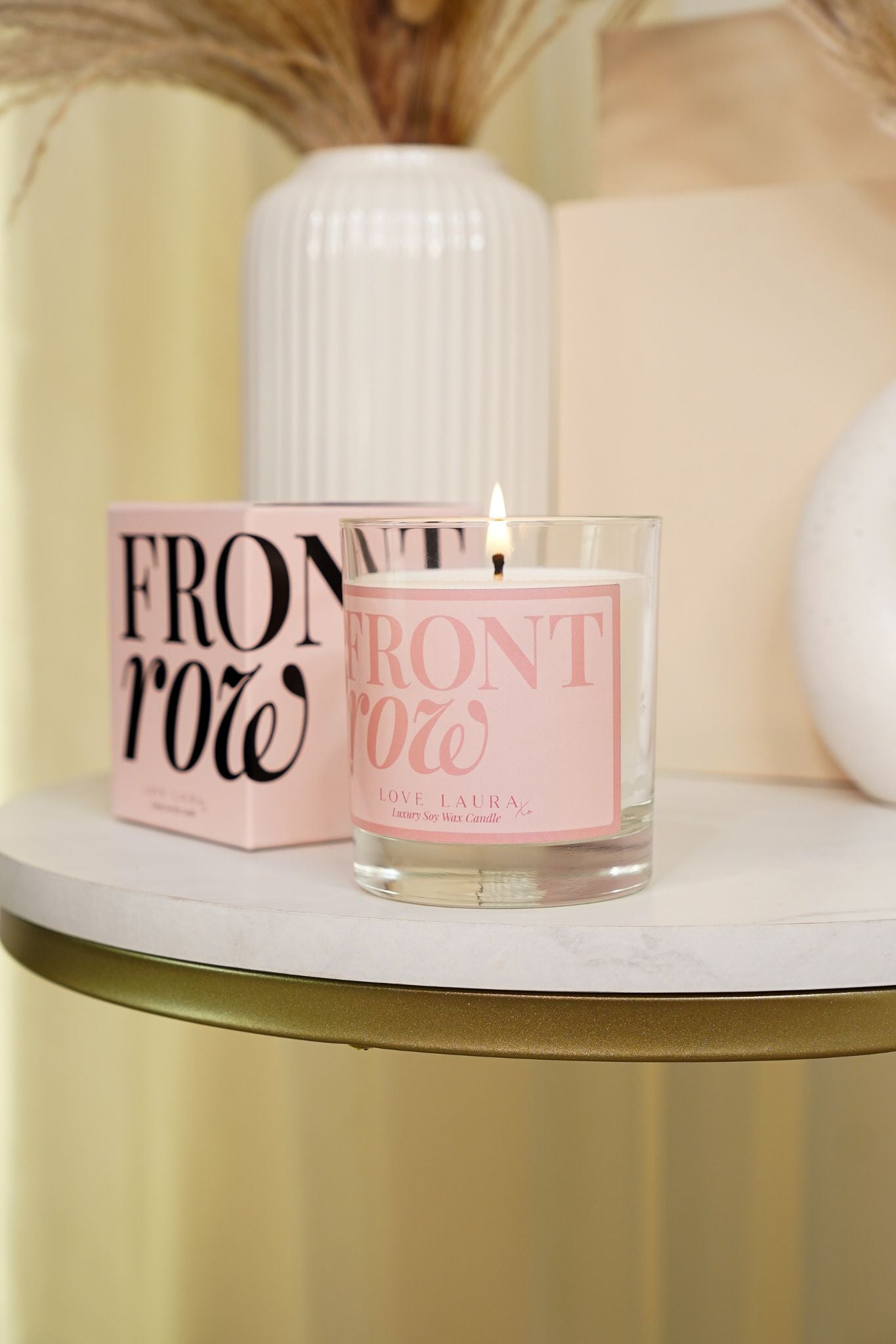 Front Row With Love Laura Candle Jar